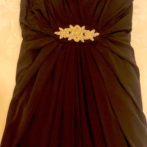 London Style Nights, Black Dress with Sparkle Accent, NEW w/tags, Sz 6 - Picture 16 of 16